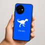 כיסוי בעיצוב אישי עם השם שלך לדגם - OnePlus 15R בעיצוב דינוזאור