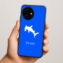 כיסוי בעיצוב אישי עם השם שלך לדגם - OnePlus 15R בעיצוב כריש ראש פטיש