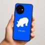 כיסוי בעיצוב אישי עם השם שלך לדגם - OnePlus 15R בעיצוב קרנף