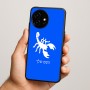כיסוי בעיצוב אישי עם השם שלך לדגם - OnePlus 15R בעיצוב עקרב