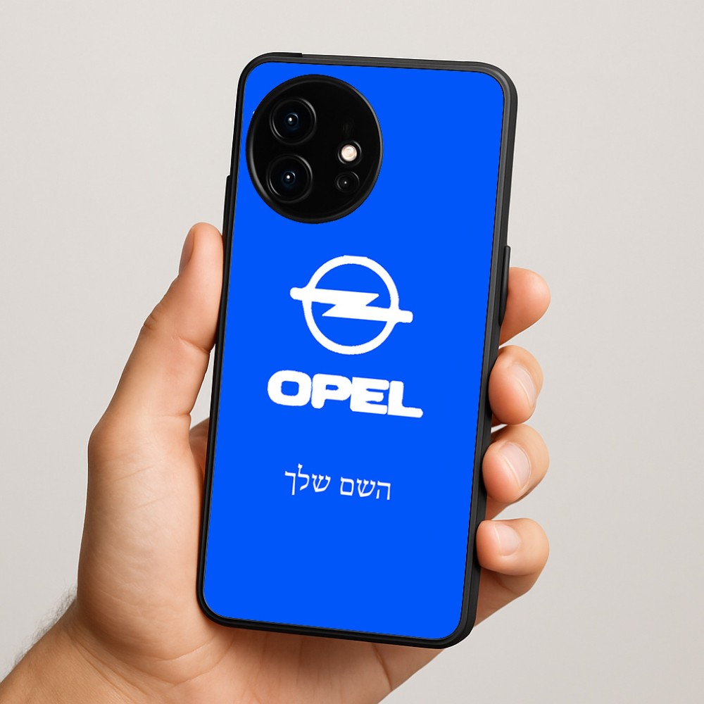 כיסוי בעיצוב אישי עם השם שלך לדגם - OnePlus 15R בעיצוב אופל