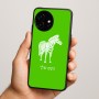 כיסוי בעיצוב אישי עם השם שלך לדגם - OnePlus 15R בעיצוב זברה
