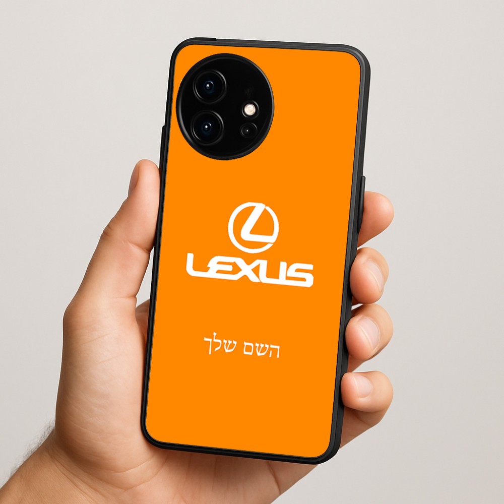 כיסוי בעיצוב אישי עם השם שלך לדגם - OnePlus 15R בעיצוב לקסוס