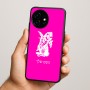 כיסוי בעיצוב אישי עם השם שלך לדגם - OnePlus 15R בעיצוב ארנב מחזיק גזר