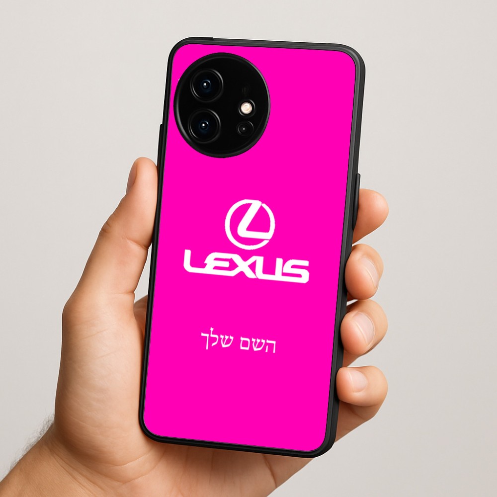 כיסוי בעיצוב אישי עם השם שלך לדגם - OnePlus 15R בעיצוב לקסוס