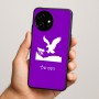 כיסוי בעיצוב אישי עם השם שלך לדגם - OnePlus 15R בעיצוב נשר אמריקאי
