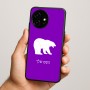 כיסוי בעיצוב אישי עם השם שלך לדגם - OnePlus 15R בעיצוב דוב