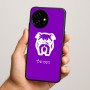 כיסוי בעיצוב אישי עם השם שלך לדגם - OnePlus 15R בעיצוב פרצוף בולדוג