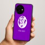 כיסוי בעיצוב אישי עם השם שלך לדגם - OnePlus 15R בעיצוב פני אריה
