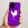 כיסוי בעיצוב אישי עם השם שלך לדגם - OnePlus 15R בעיצוב תרנגול