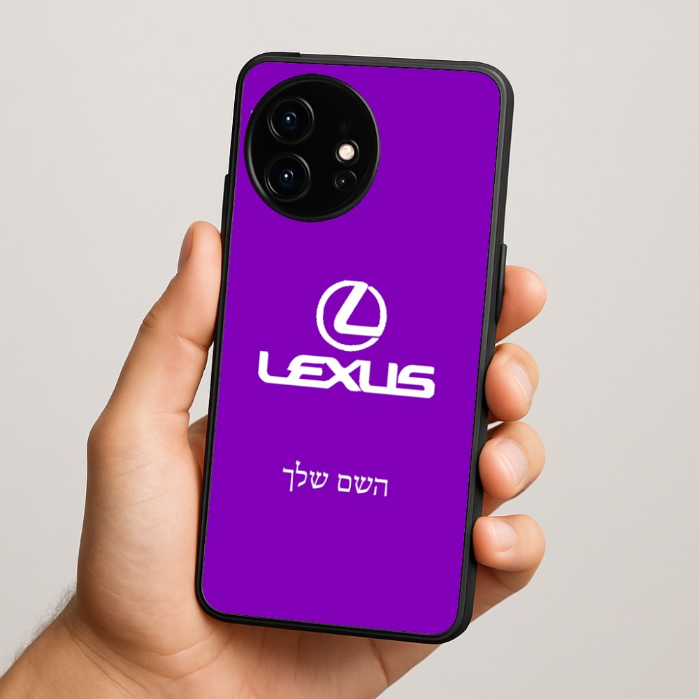 כיסוי בעיצוב אישי עם השם שלך לדגם - OnePlus 15R בעיצוב לקסוס