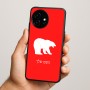 כיסוי בעיצוב אישי עם השם שלך לדגם - OnePlus 15R בעיצוב דוב