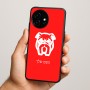 כיסוי בעיצוב אישי עם השם שלך לדגם - OnePlus 15R בעיצוב פרצוף בולדוג