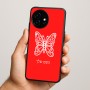 כיסוי בעיצוב אישי עם השם שלך לדגם - OnePlus 15R בעיצוב פרפר