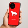 כיסוי בעיצוב אישי עם השם שלך לדגם - OnePlus 15R בעיצוב כלב