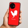 כיסוי בעיצוב אישי עם השם שלך לדגם - OnePlus 15R בעיצוב תרנגול