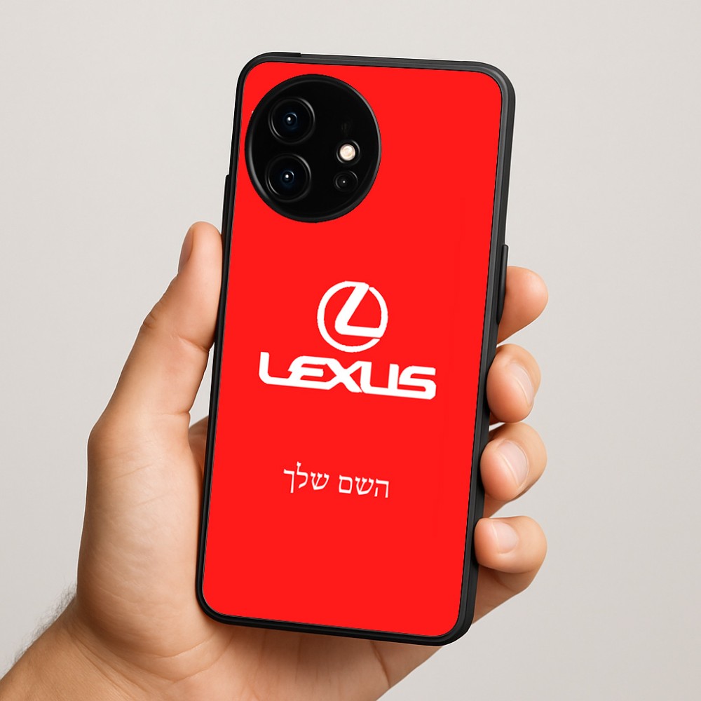כיסוי בעיצוב אישי עם השם שלך לדגם - OnePlus 15R בעיצוב לקסוס