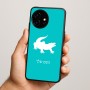 כיסוי בעיצוב אישי עם השם שלך לדגם - OnePlus 15R בעיצוב תנין