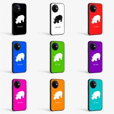 כיסוי בעיצוב אישי עם השם שלך לדגם - OnePlus Ace 2 בעיצוב קרנף