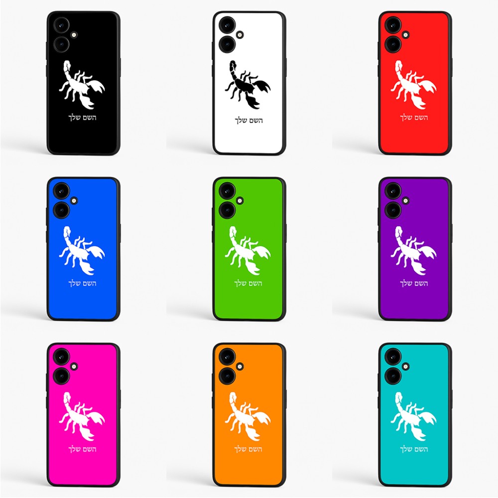 כיסוי בעיצוב אישי עם השם שלך לדגם - OnePlus Nord CE 3 Lite בעיצוב עקרב