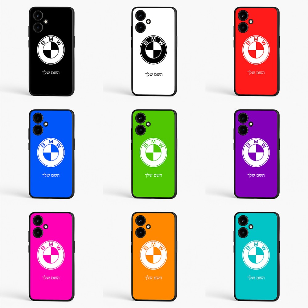 כיסוי בעיצוב אישי עם השם שלך לדגם - OnePlus Nord CE 3 Lite בעיצוב ב.מ.וו