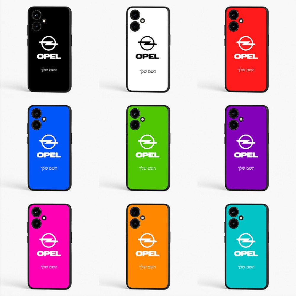 כיסוי בעיצוב אישי עם השם שלך לדגם - OnePlus Nord CE 3 Lite בעיצוב אופל