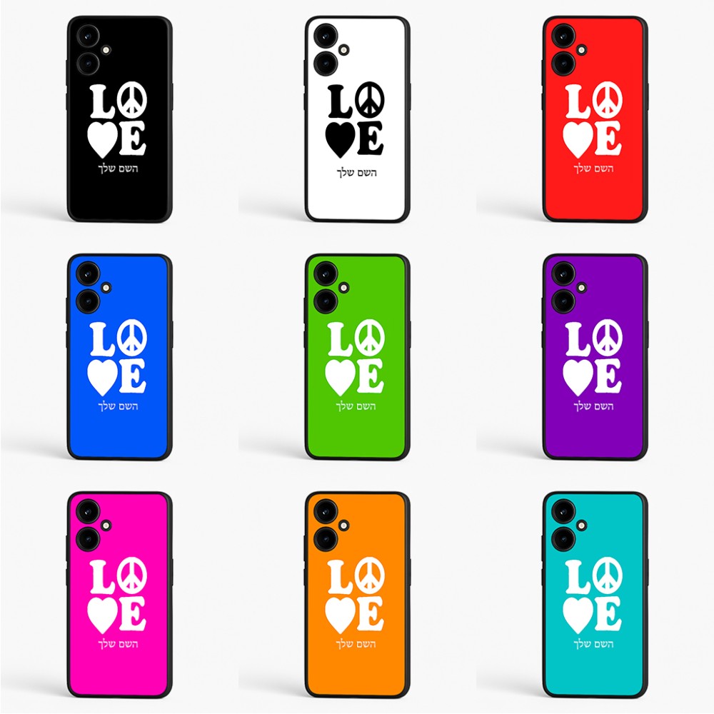 כיסוי בעיצוב אישי עם השם שלך לדגם - OnePlus Nord CE 3 Lite בעיצוב אהבה