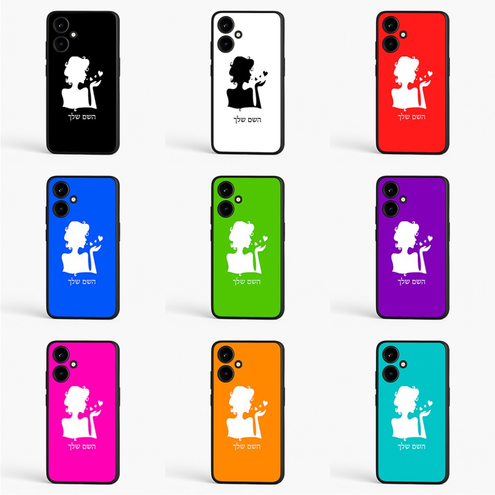 כיסוי בעיצוב אישי עם השם שלך לדגם - OnePlus Nord CE 3 Lite בעיצוב אהבת נשים