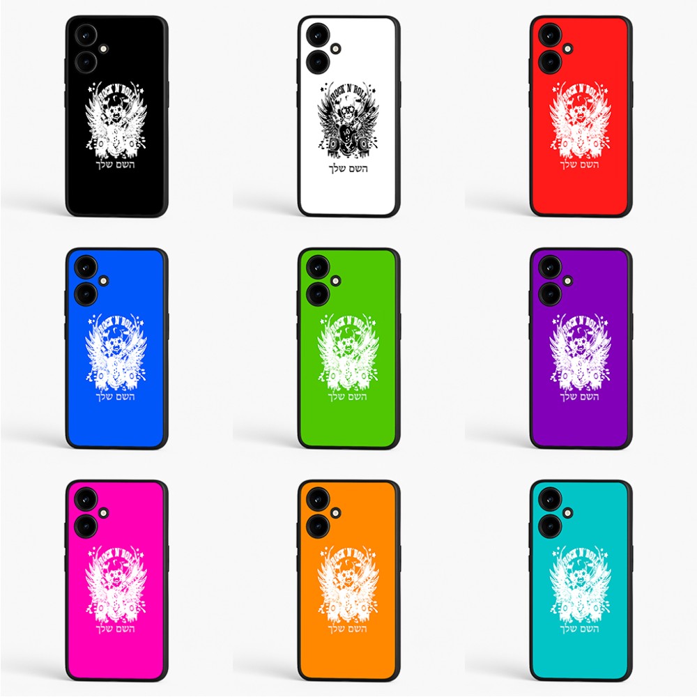 כיסוי בעיצוב אישי עם השם שלך לדגם - OnePlus Nord CE 3 Lite בעיצוב רוקנרול