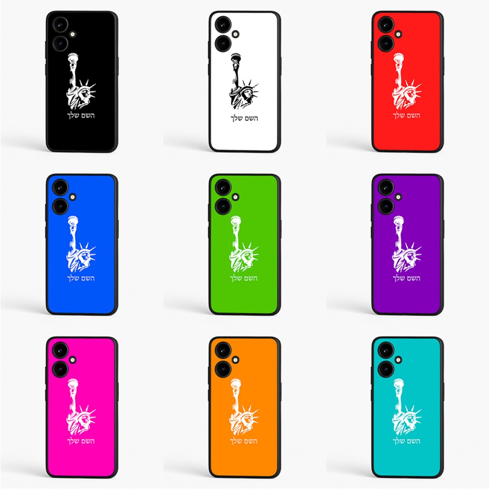 כיסוי בעיצוב אישי עם השם שלך לדגם - OnePlus Nord CE 3 Lite בעיצוב פסל החירות