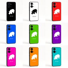 כיסוי בעיצוב אישי עם השם שלך לדגם - OnePlus Nord CE3 בעיצוב קרנף