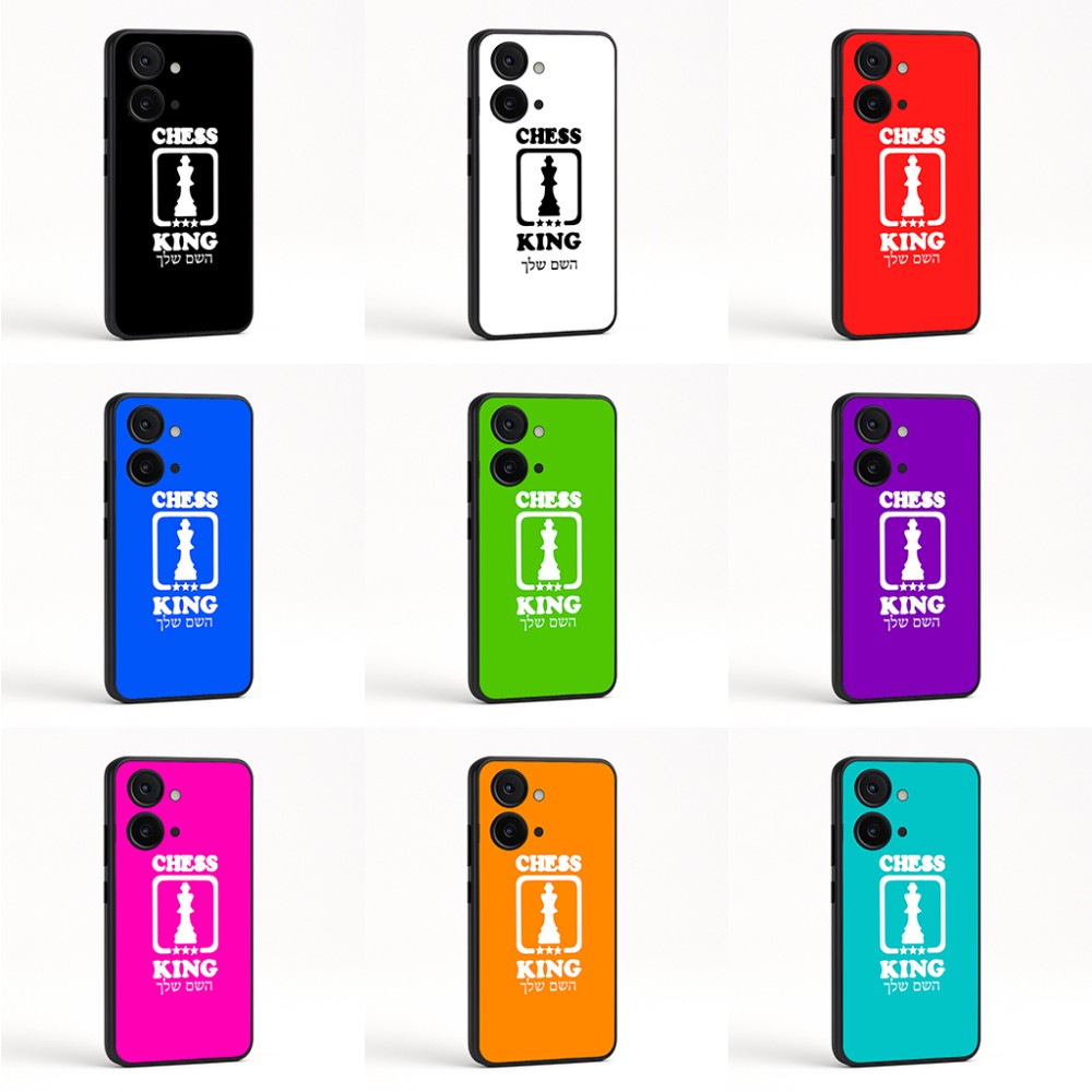 כיסוי בעיצוב אישי עם השם שלך לדגם - OnePlus Nord CE3 בעיצוב שחמט