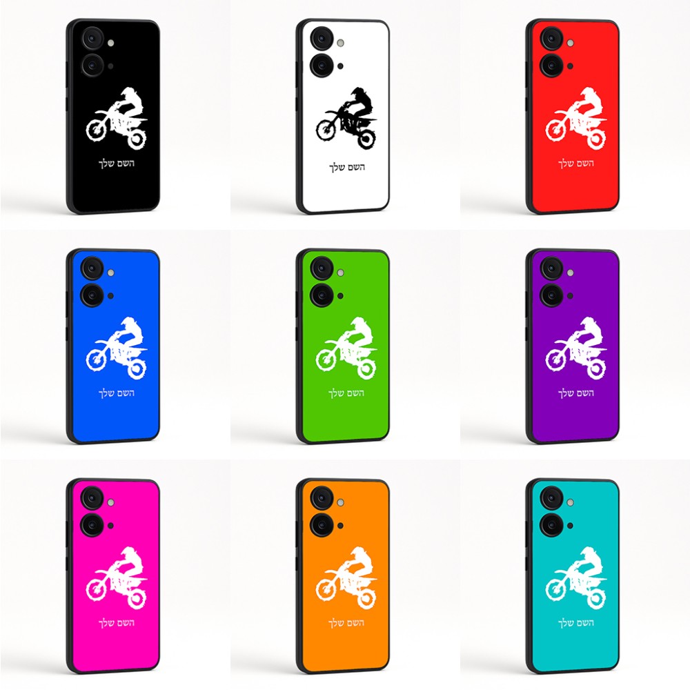 כיסוי בעיצוב אישי עם השם שלך לדגם - OnePlus Nord CE3 בעיצוב מוטוקרוס