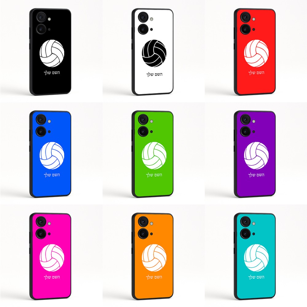 כיסוי בעיצוב אישי עם השם שלך לדגם - OnePlus Nord CE3 בעיצוב כדור כדורעף
