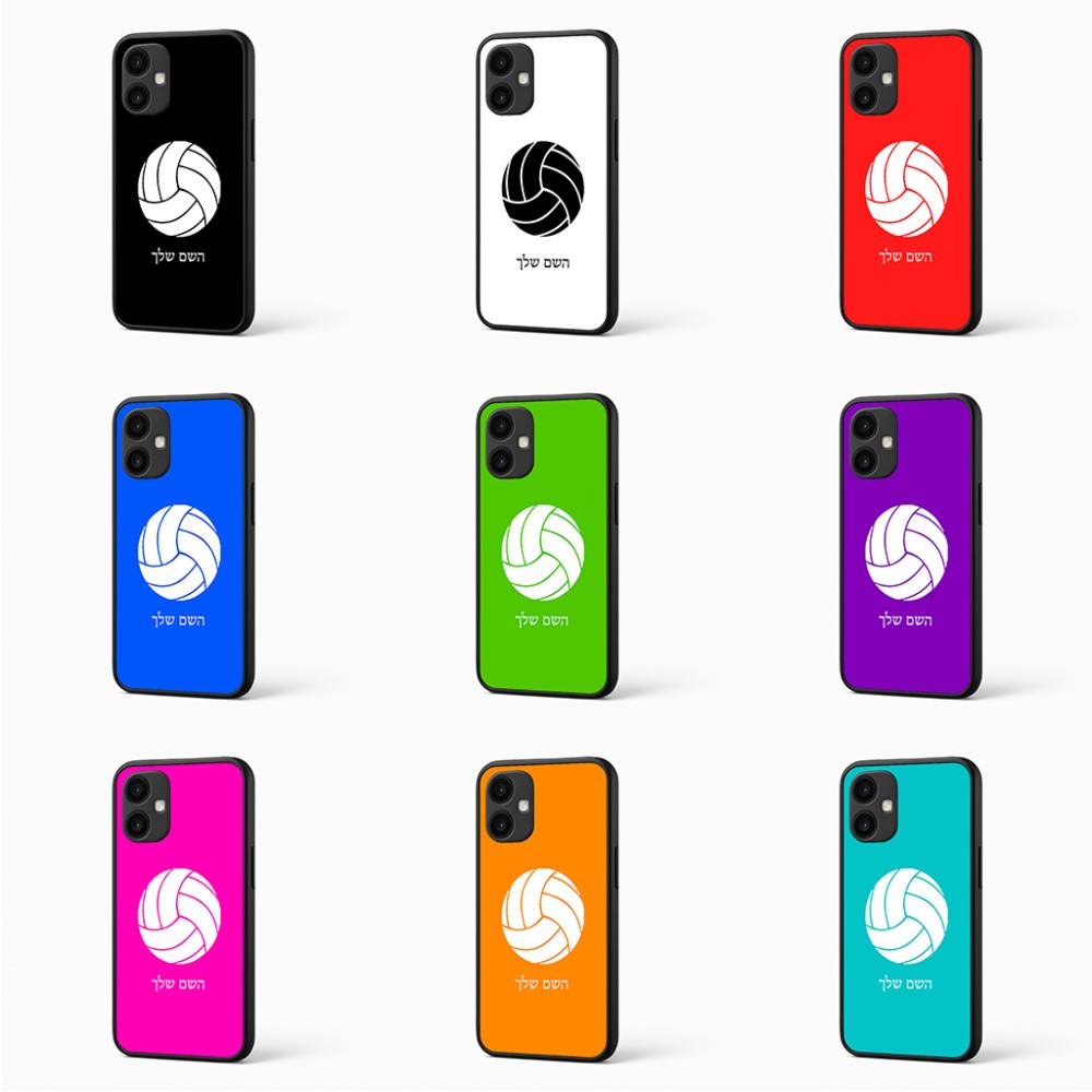 כיסוי בעיצוב אישי עם השם שלך לדגם - OnePlus Nord CE4 5G בעיצוב כדור כדורעף
