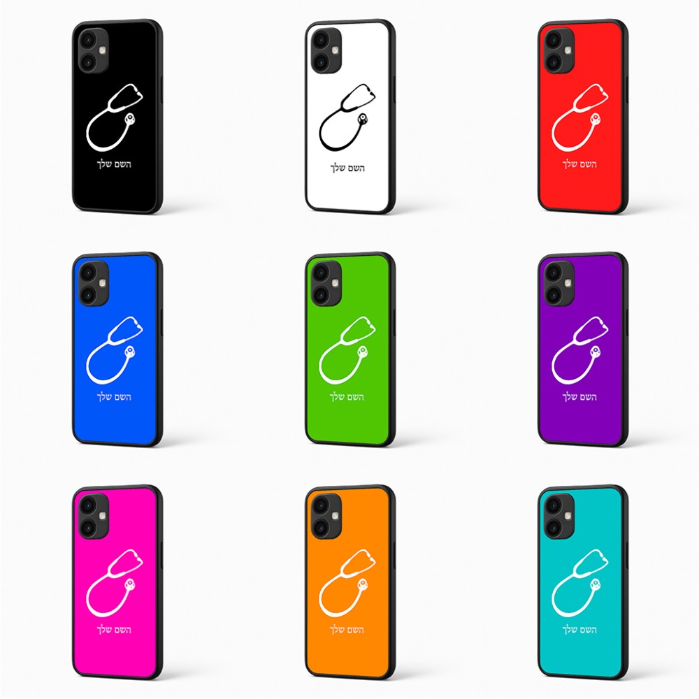כיסוי בעיצוב אישי עם השם שלך לדגם - OnePlus Nord CE4 5G בעיצוב סטטוסקופ רופא