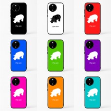 כיסוי בעיצוב אישי עם השם שלך לדגם - Realme 11 5G בעיצוב קרנף