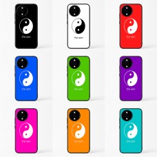 כיסוי בעיצוב אישי עם השם שלך לדגם - Realme 11 5G בעיצוב סמל יינג יאנג