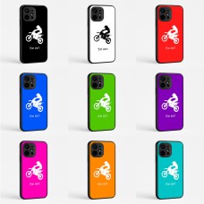 כיסוי בעיצוב אישי עם השם שלך לדגם - Realme 12 5G בעיצוב מוטוקרוס