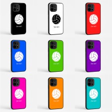 כיסוי בעיצוב אישי עם השם שלך לדגם - Realme 12 5G בעיצוב כדור כדורעף