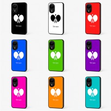 כיסוי בעיצוב אישי עם השם שלך לדגם - Realme 12+ בעיצוב פינג פונג