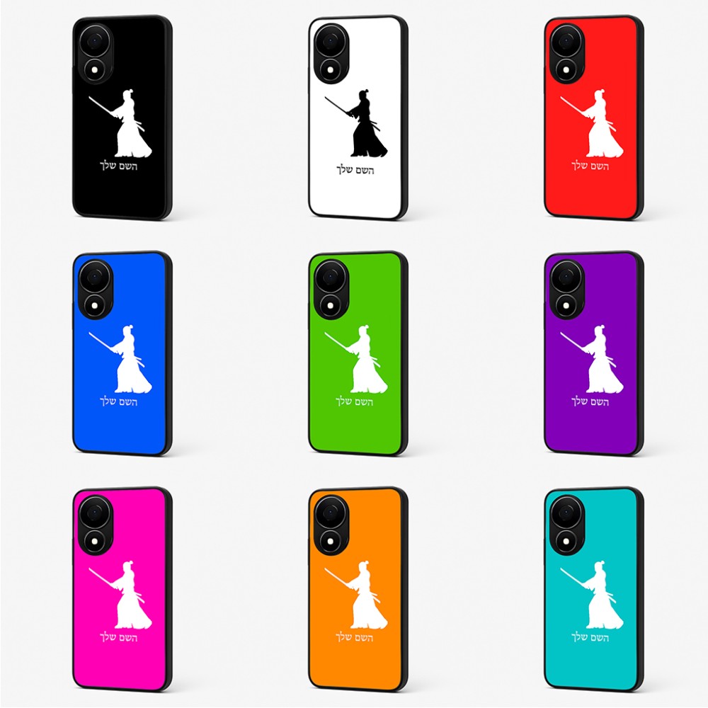 כיסוי בעיצוב אישי עם השם שלך לדגם - Realme 12+ בעיצוב סמוראי