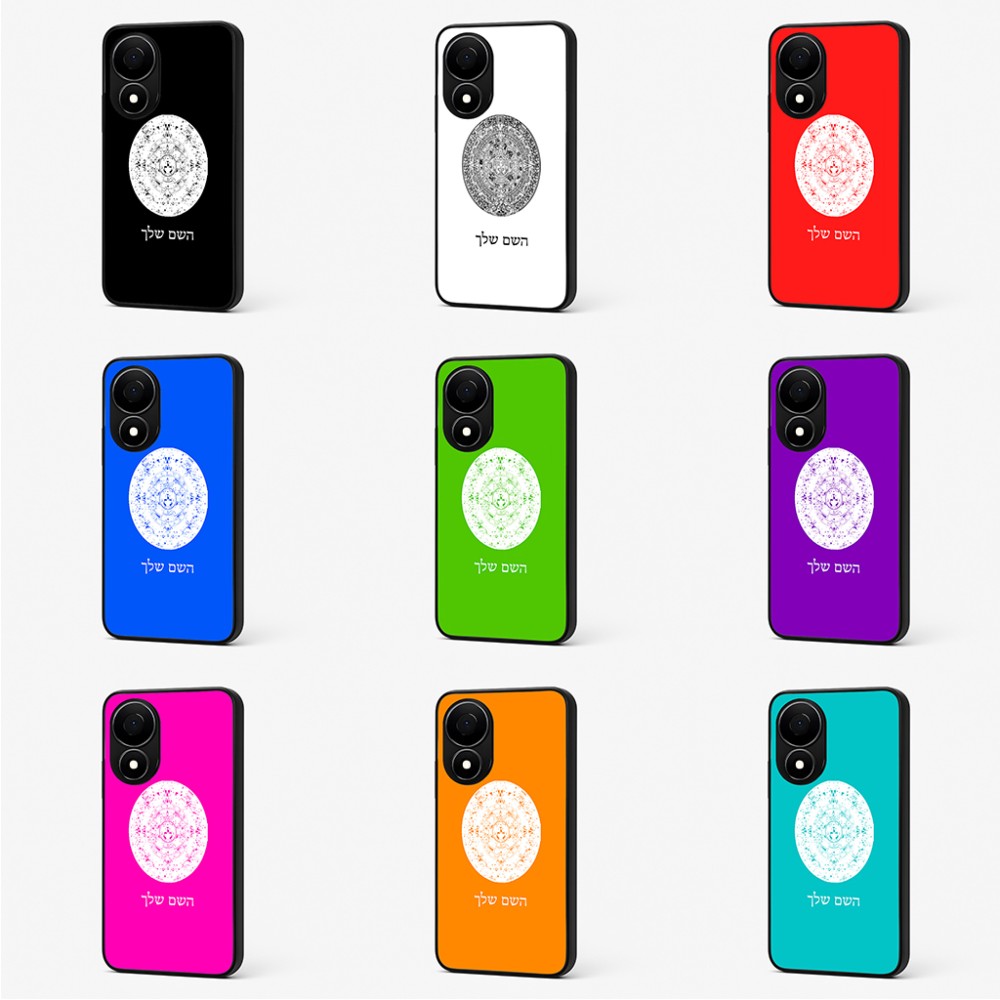 כיסוי בעיצוב אישי עם השם שלך לדגם - Realme 12+ בעיצוב לוח שנה אצטקי של המאיה