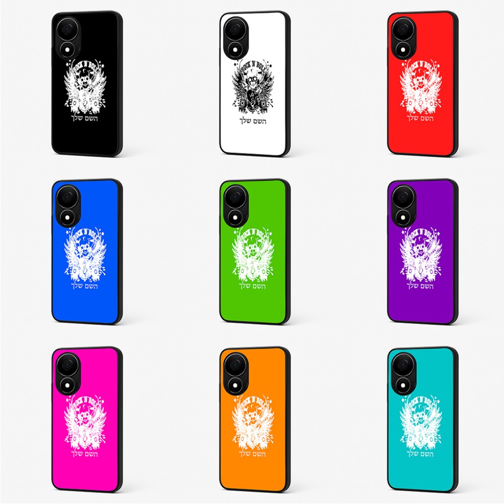 כיסוי בעיצוב אישי עם השם שלך לדגם - Realme 12+ בעיצוב רוקנרול