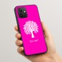 כיסוי בעיצוב אישי עם השם שלך לדגם - Realme 15T 5G בעיצוב עץ