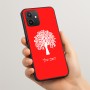 כיסוי בעיצוב אישי עם השם שלך לדגם - Realme 15T 5G בעיצוב עץ