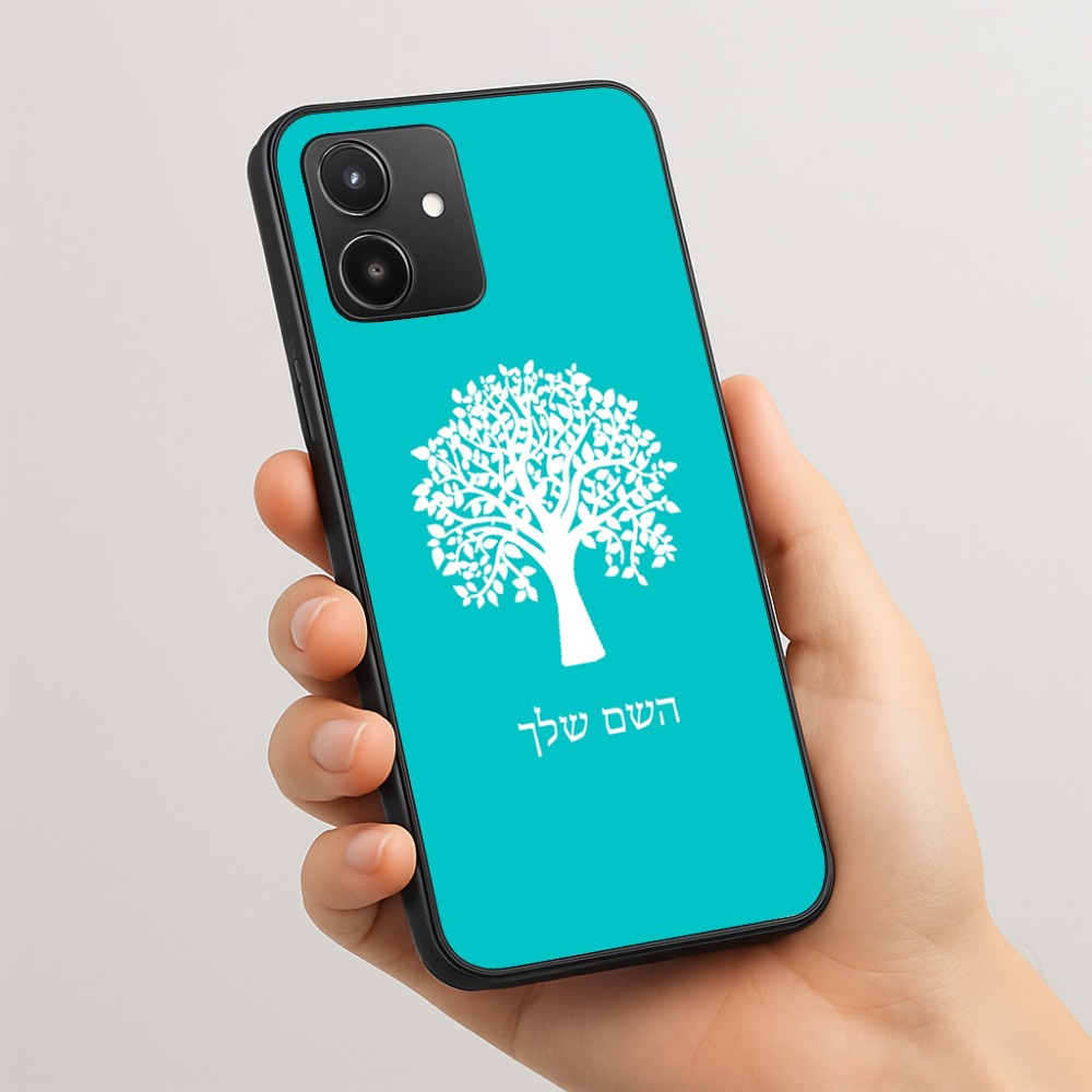 כיסוי בעיצוב אישי עם השם שלך לדגם - Realme 15T 5G בעיצוב עץ