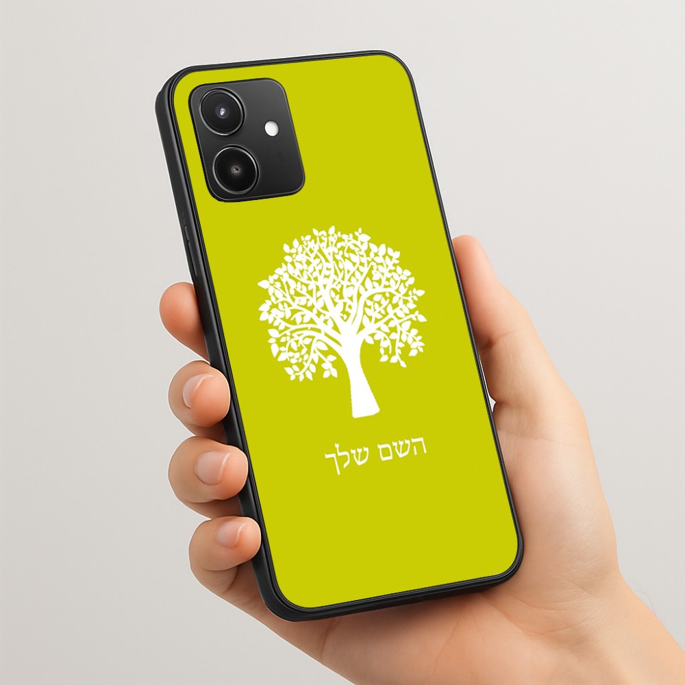 כיסוי בעיצוב אישי עם השם שלך לדגם - Realme 15T 5G בעיצוב עץ