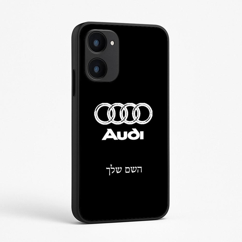 כיסוי בעיצוב אישי עם השם שלך לדגם - Realme 15x 5G בעיצוב אאודי