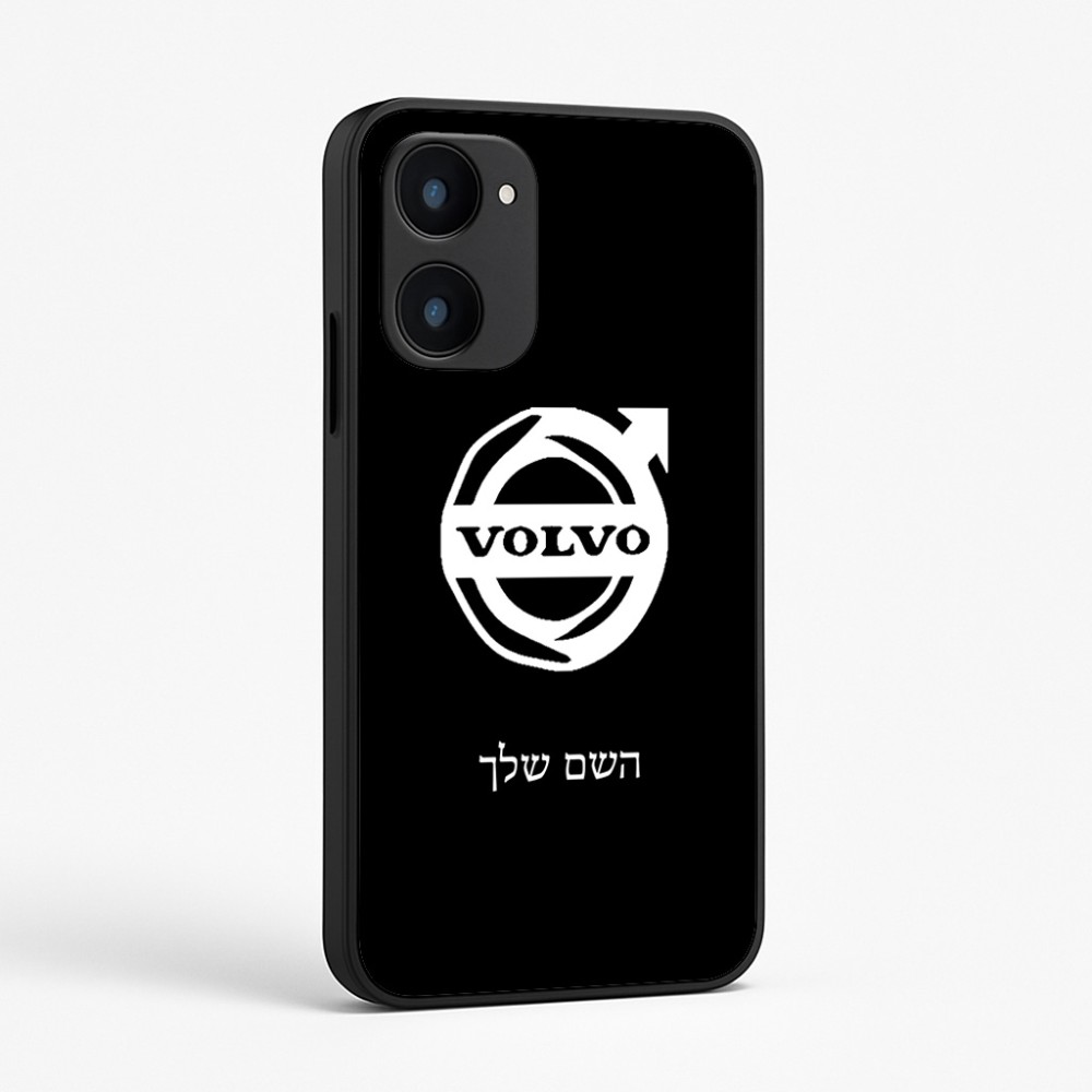 כיסוי בעיצוב אישי עם השם שלך לדגם - Realme 15x 5G בעיצוב וולוו